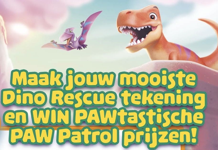 Dino Rescue tekenwedstrijd bij Bol.com Dino Rescue tekenwedstrijd bij Bol.com